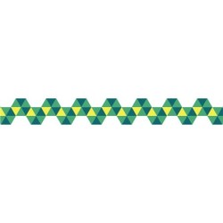Lace Tape Mini Spiral Green