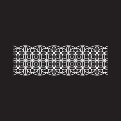 Lace Tape White Leaf 75