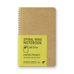 Spiral Ring Note PaperPocketA6 I206PA6