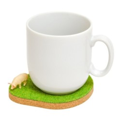 SH001PI Island Coaster Pig