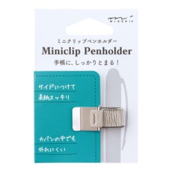 I216SV Mini Clip Pen Holder Silver