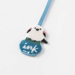 I244LT Embroidery Bookmarker Long-tailed Tit