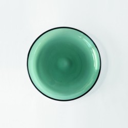 AM022GR Glass Heat-Proof Dish Green