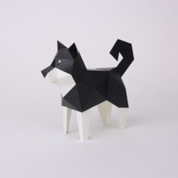 BC001SBK TINY Animals Shiba Inu Black