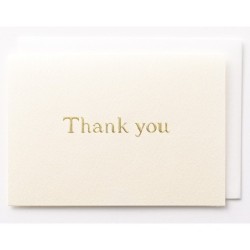EAGT1346 Cream Thank you Card