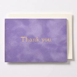 EAGT1324 Purple Thank you Card