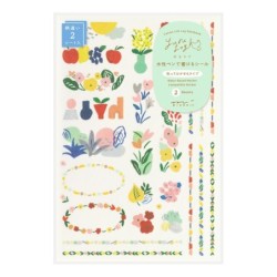 I275MT Yuru Log Sticker Sheets (2) Motif Textile