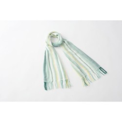 OR002GR Striped Scarf Green