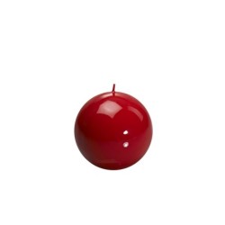 GZ002RD Medium Ball Candle 12cm Red