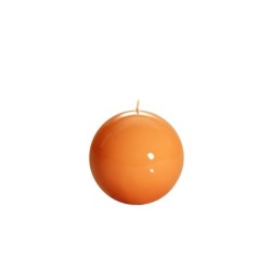 GZ002OR Medium Ball Candle 12cm Orange