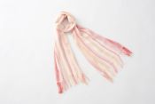 OR002PK Striped Scarf Pink