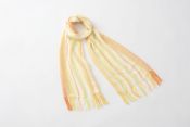 OR002YL Striped Scarf Yellow