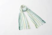 OR002GR Striped Scarf Green