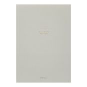 I256GY Colour Dot Grid A5 Paper Pad Grey