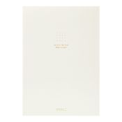 I256WH Colour Dot Grid A5 Paper Pad White
