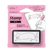 I266CT Half-Size Paintable Stamp Cat