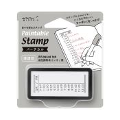 I266VT Half-Size Paintable Stamp Vertical Time List