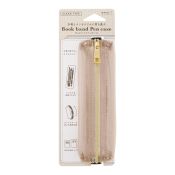 I261SP Clear Book Band Pen Case Sepia