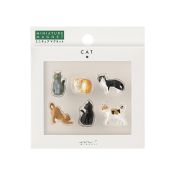 I290CT Mini Magnets 6-pce Cat