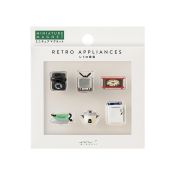 I290RA Mini Magnets 6-pce Retro Appliances