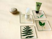 TU004A Amenity Tile Slim Pale Leaf