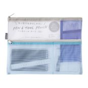 I240B5BL Pen & Tool Pouch Mesh B5 Blue