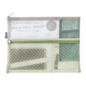 I240B5GR Pen & Tool Pouch Mesh B5 Green