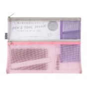 I240B5PK Pen & Tool Pouch Mesh B5 Pink