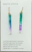 TU009BP Awairo Earrings Blue/Purple