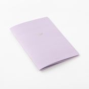I245PR Colour Dot Grid A5 Notebook Purple