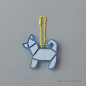 TU011DG Reflector Charm Dog Blue