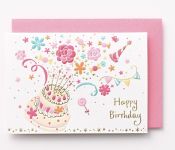 EAGB2089 Red Mini Birthday Card Cake