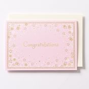 EAGC1103 Pink Congratulations Card Cherry Blossom
