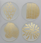 TU001GDB Coaster Set Gold Haku