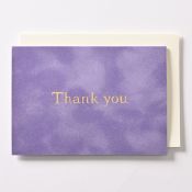 EAGT1324 Purple Thank you Card 