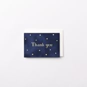 EAGT1366 Blue Mini Thank you Card Dots
