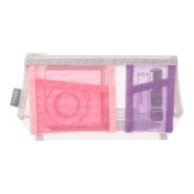 I240GP Pen & Tool Pouch Mesh Gusset Pink