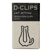 I128CT Mini D-Clip Cat Sitting