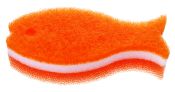 MK170OR Fish Kitchen Sponge Orange