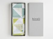 HR01Kazehikaru Scarf Lime/Green Triangles