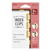 I205BR Index Clips Medium Brass