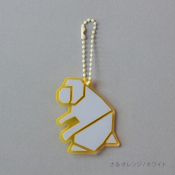 TU011MK Reflector Charm Monkey Orange