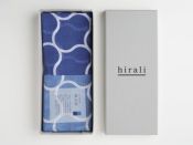 HR01Naminohana Scarf Navy/Blue