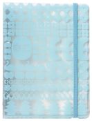 KJ004LB Otona Sticker File Binder Blue