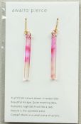 TU009PK Awairo Earrings Pink