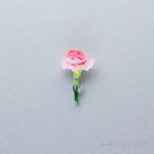 TU012PKC Pixel Flower Badge Pink Carnation