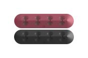 RECH0304 Cable Holder T Black/Red