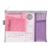 I240PK Pen & Tool Pouch Mesh Pink