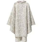 WPCR003-133 Poncho Flowers & Birds Off-White