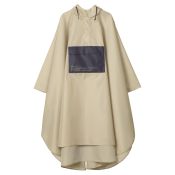WPCR005-947BG Bi-colour Poncho Beige
